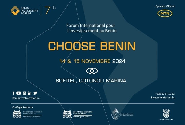 Le Bénin Investment Forum 2024 : une opportunité pour les Investisseurs